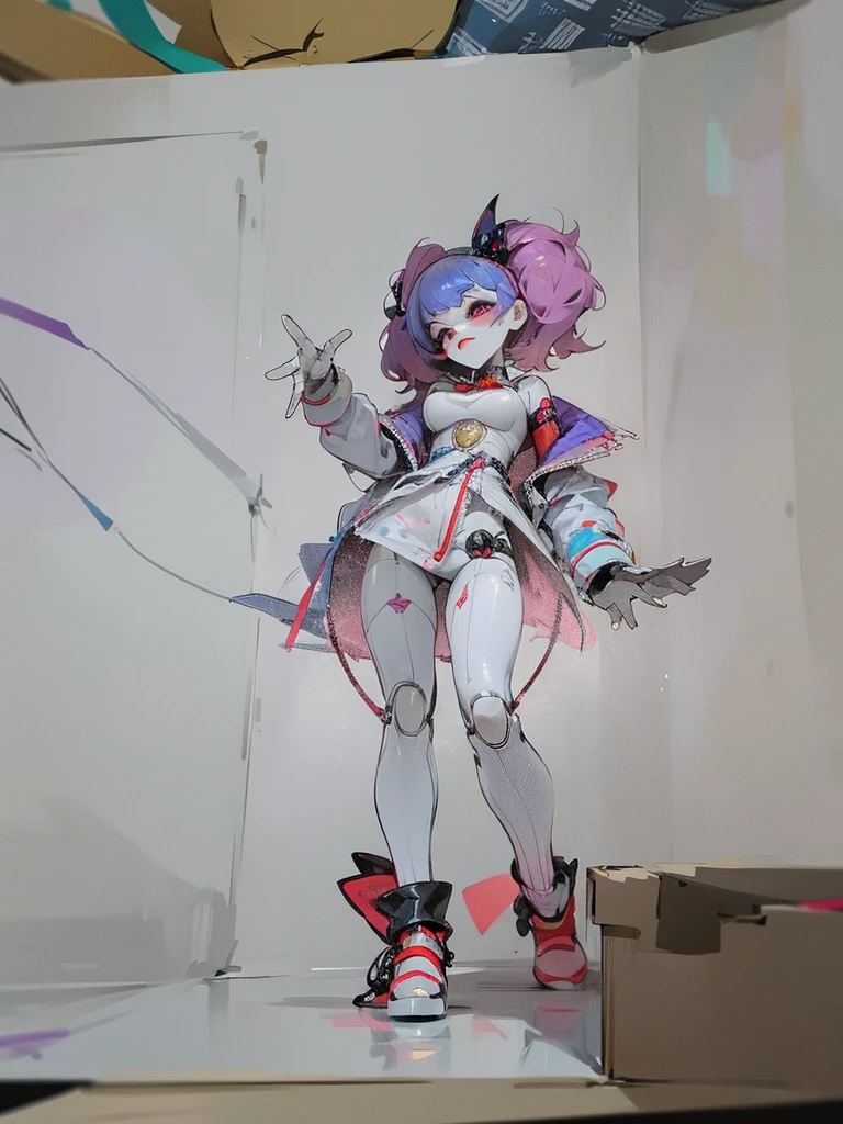 The character has an artificial body similar to that of a doll.. Your style is that of a joker