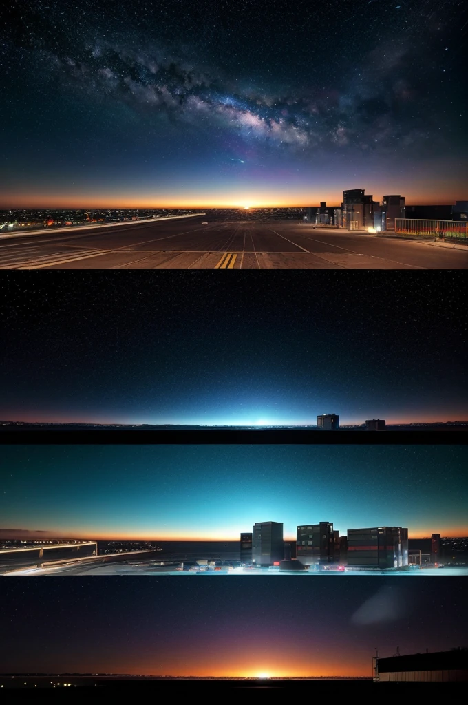 Imagine Earth divided into two equal hemispheres. The division line runs vertically, splitting the planet from the North Pole to the South Pole. Each hemisphere floats in space, slightly apart from each other. Between the two halves, a series of shipping containers are connected end-to-end, forming a bridge. These containers are suspended in the air, floating without any visible means of support, creating an impressive and somewhat surreal visual effect. The containers are colorful and detailed, with some showing company logos or graffiti art. Below and above the containers, the vast expanse of space is visible, filled with stars and distant galaxies. The scene is both awe-inspiring and thought-provoking, blending elements of the familiar with the fantastical.