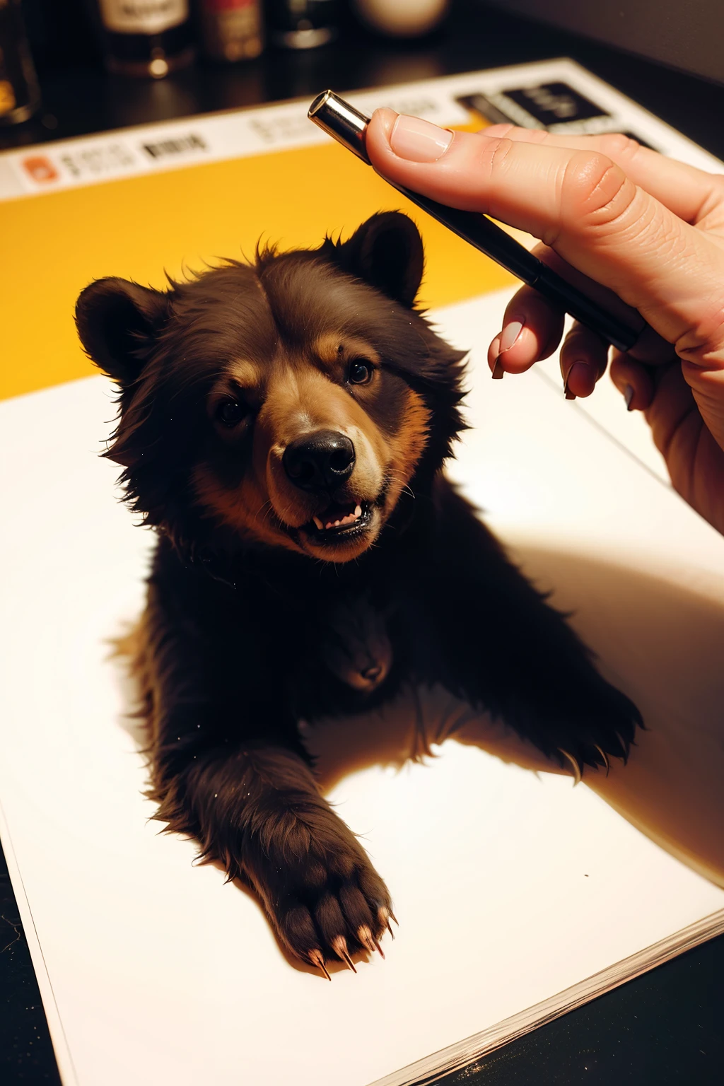 A bear from tattoo