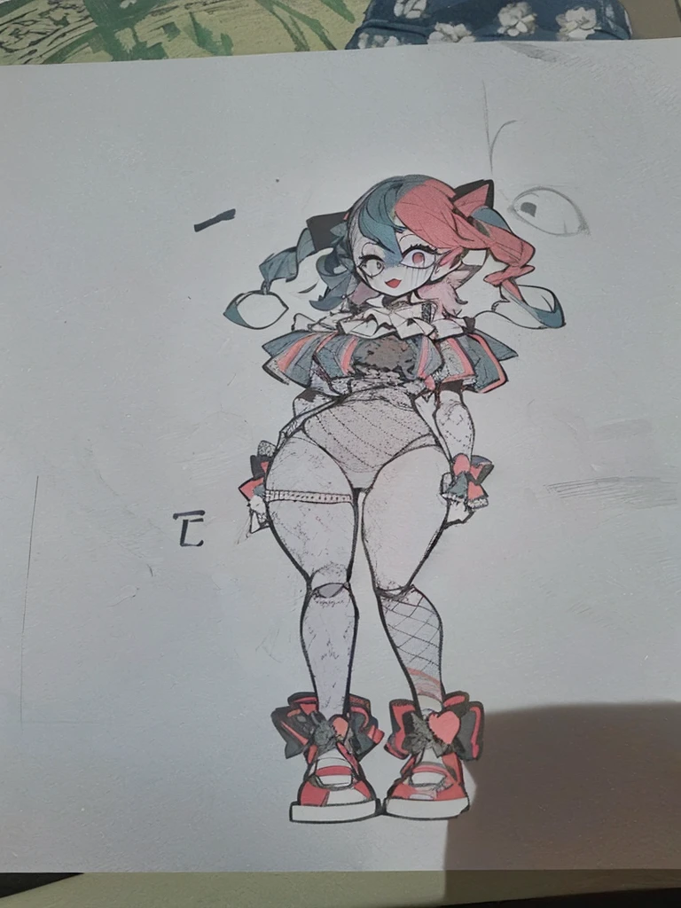 The character has an artificial body similar to that of a doll.. Your style is that of a joker