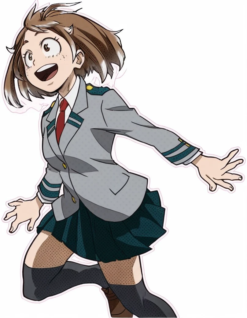 The style of the anime boku no hero academia