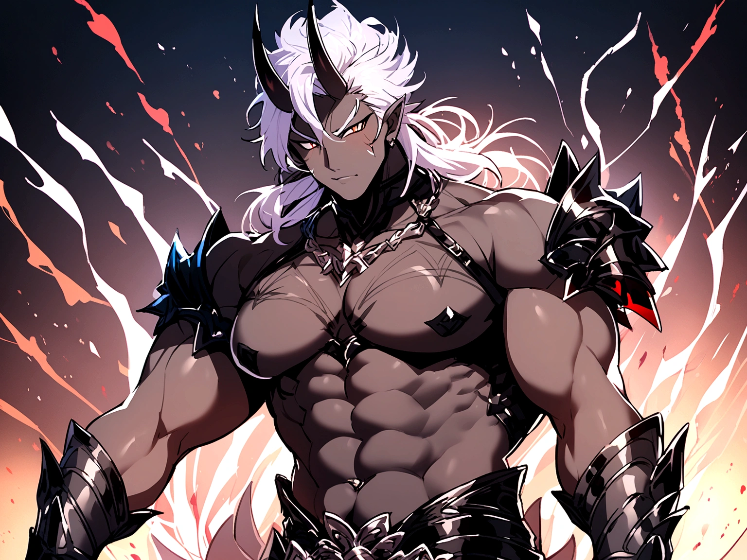 Oni male, male, large sexy man