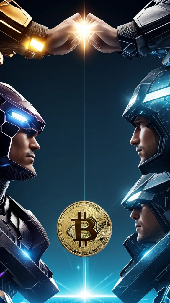 A fantastic cyber world Bitcoin vs Ethereum Fighting