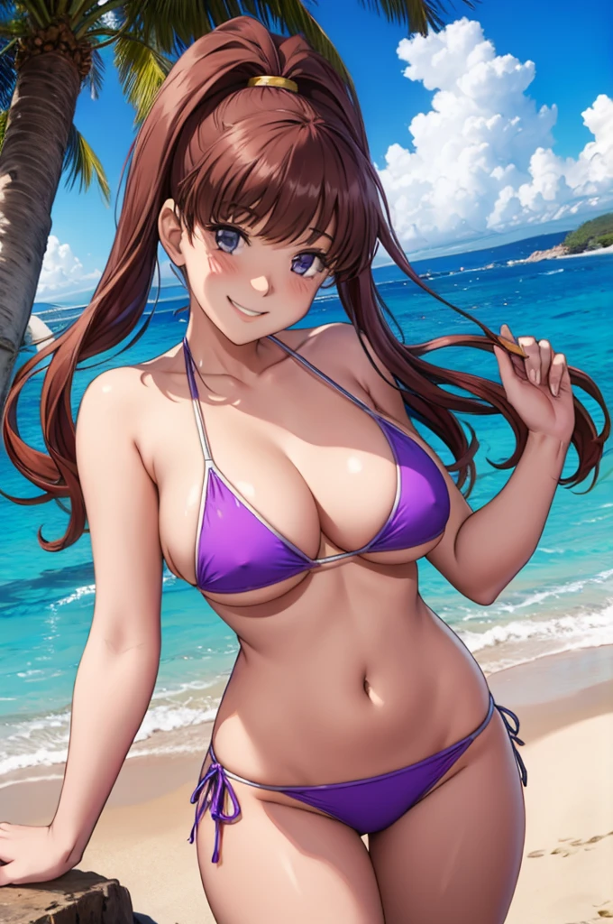 Bikini smiling