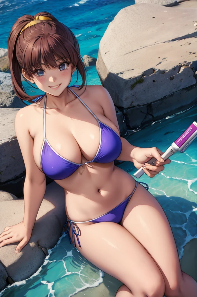 Bikini smiling