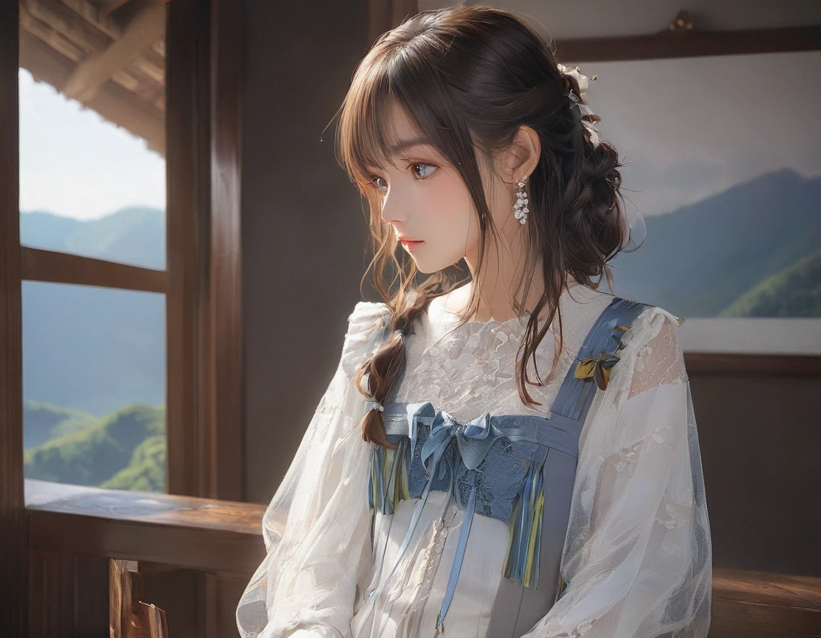 (masterpiece, Highest quality:1.2), One girl, alone