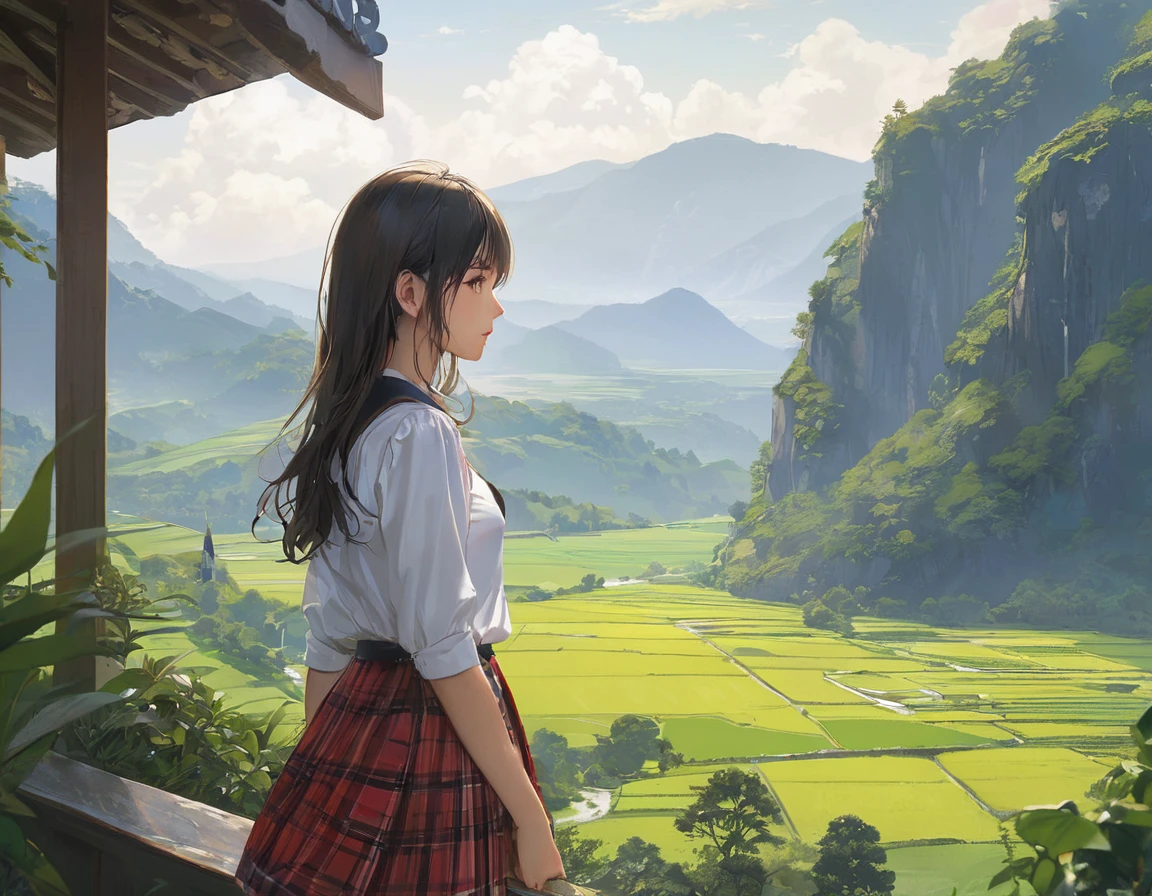 (masterpiece, Highest quality:1.2), One girl, alone