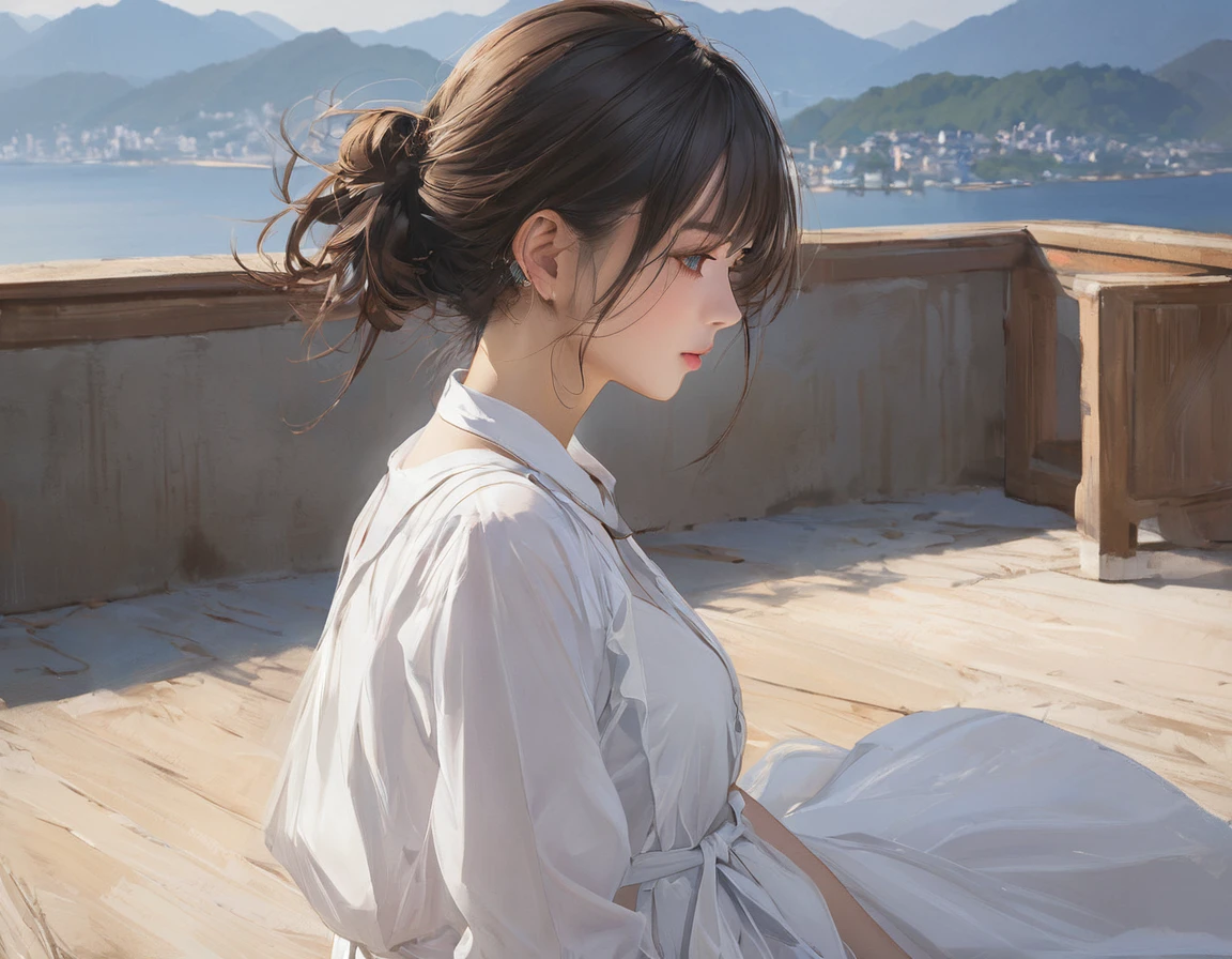 (masterpiece, Highest quality:1.2), One girl, alone