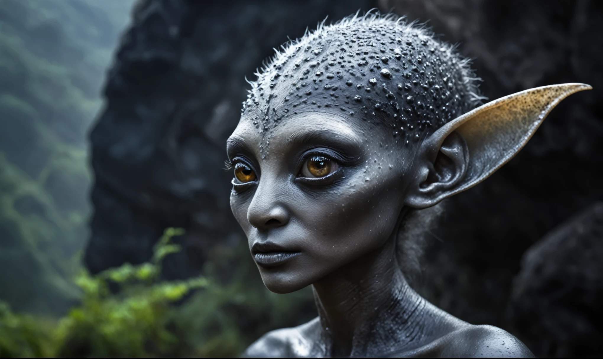 full-body-shot,beggar deep niobium silver The Alien Entity,native africa babychild, wants eat,castle of future, Technicolor,natural skin textures, hyper realism, hyper detailed,Extremely detailed,High contrast,Masterpiece,Realistic,Ultra Detailed, intricate details,realistic humid leather,extremly intricate,Epic Realistic, cinematic style,irina yermolova,high contrast,hdr,extremely detailed, deep night landscape,masterpiece,intricate details,faded,pale eyes extremely detailed, high detailed eyes,8k resolution,RAW,retina, Nikon Z9,China,orc,Li River in Guangxi Zhuang of China,tkt style, pointed ears,perfect, Elf,transition between two art styles, Ink painting to photorealism, Double contact, X-ray, Creative, vivid light, masterpiece, fantasy, Abstract, Surrealism, super detailed, high resolution, stop:35;(((creature with a spectral and ghostly appearance)). Her skin is pale, almost translucentancient rock paintings of the first people,starfish's leather
