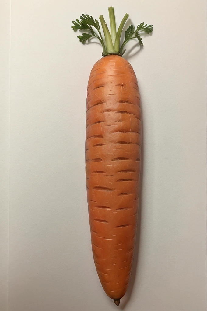 Draw a carrot where one side looks like a penis.