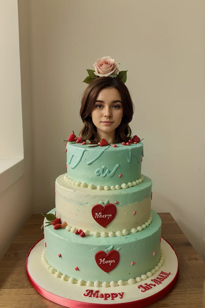 A cake with the name Mariaines
