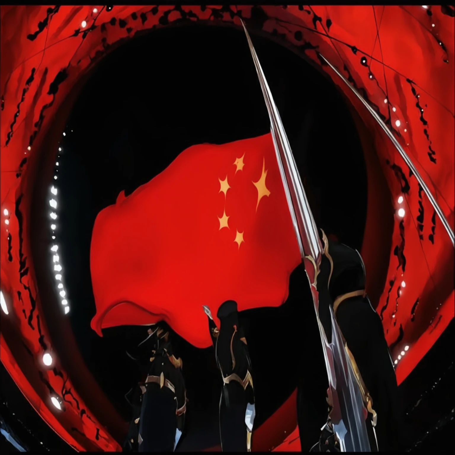 Domineering Demon Eye,red,fierce