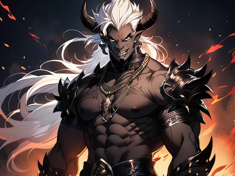 Male oni - add canine tusk