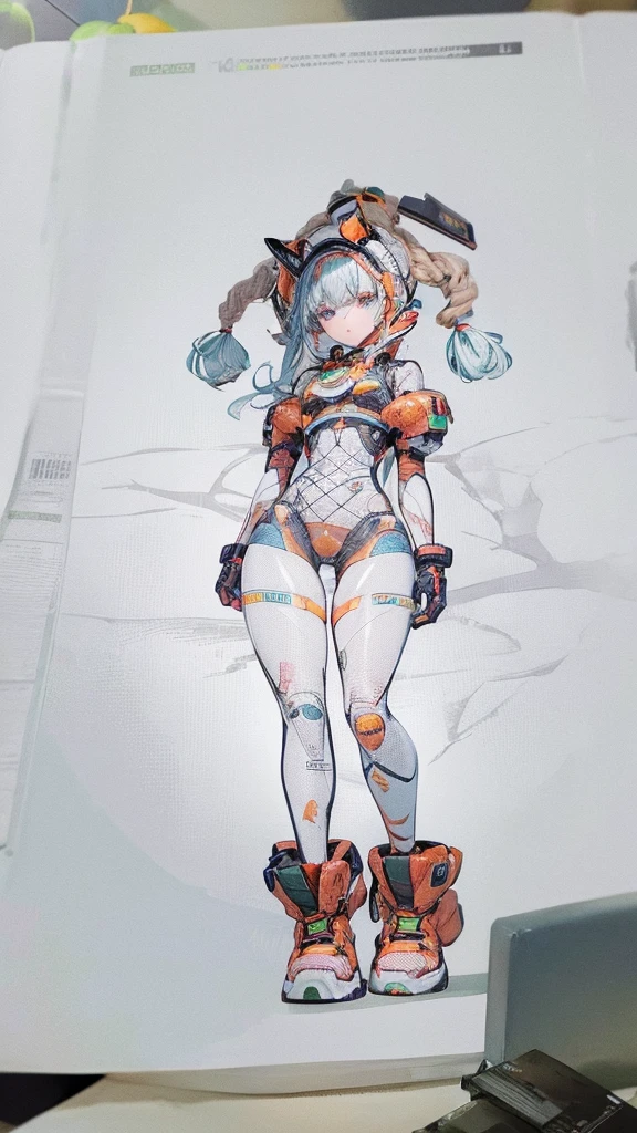 The character has an artificial body similar to that of the protagonist of the film Alita and a doll.. Your style is that of a joker