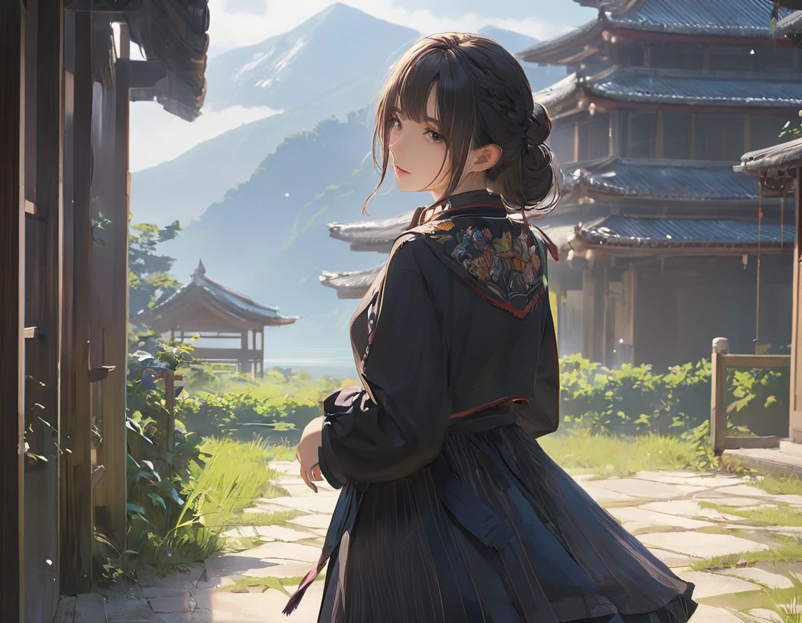 (masterpiece, Highest quality:1.2), One girl, alone