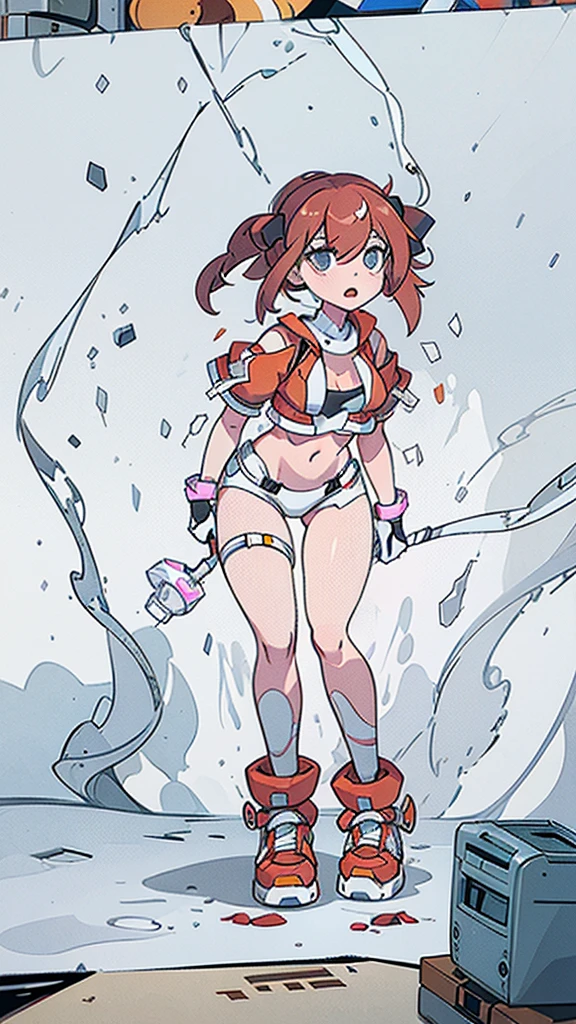anime girl in a bikini, anime style 4 k, (anime girl), badass anime 8 k, best anime 4k konachan wallpaper, anime style character, top rated on pixiv, seductive anime girl, anime style. 8k, anime girl, an anime girl, anime artstyle, red hair, visible red hair (Best quality, 4k, Masterpiece :1.3), beautiful woman, hyper realistic, 1girl, (droopy breasts, attractive body :1.2), sit-ups :1.1, short red hair: 1.1, (wet rainy, wet by rain, wet body :1.2), ultra-detailed face, detailed lips, detailed eyes, double eyelid, sensual low-necked dress, open neckline, hanging breasts, side pose, visible curves, pool party, poolside, silver transparent mantle,sunglasses, muscular turned leg, revealing clothing, yellow eyes [ 4 k digital art ]!!