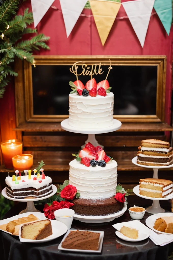 Cake at a party