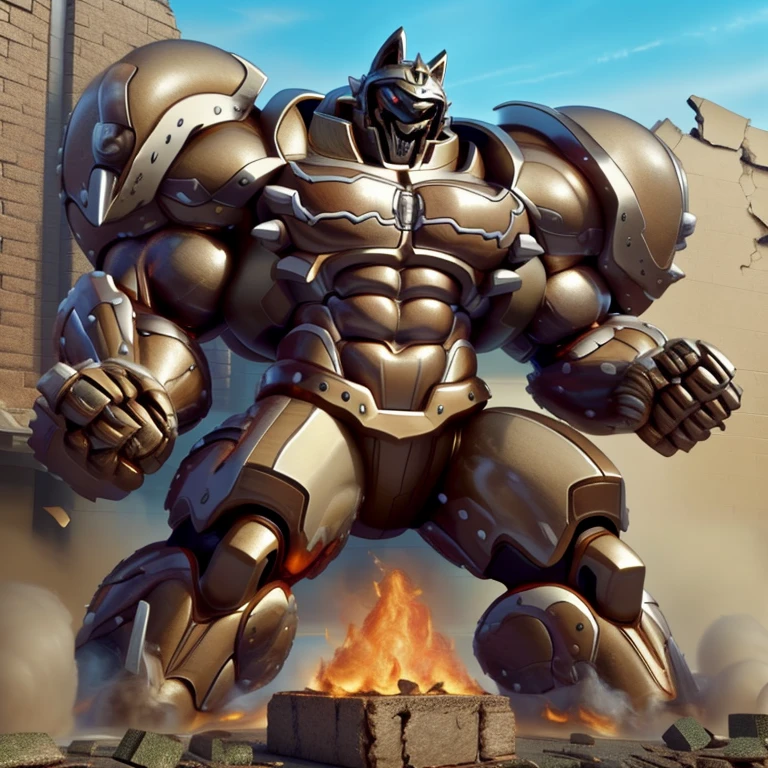 (masterpiece. official art. 8k. best quality. detailed full body. full body.)

(situation 1 : dominating Shiny_Mega_Lucario. terra_macro, macro. GTS)

(situation 2 :smoke and flames rising from the destruction in the city)

(Additional details 1: BlackKnight_fe. Armor. Cape. Helmet.. high-tech bio-mecha armor. real texture material. whole body shines like metal. Wearing cyberpunk mecha. emphasizes the muscles. suit fully made of metal. intricate armor. Robotic suit. suit fully made of metal. cyborg. Powered exoskeleton with the same design as Shiny_Mega_Lucario).

(Additional details 2: Detailed head. Detailed Body. Detailed abs. gigantic muscles. HYPER MUSCLES. Gigachad Muscular. big muscle. pecs. triceps. traps. unusually developed muscular body. body full of huge muscles. showing off muscles. pectorales enormes. Exaggeratedly huge muscles. huge muscles. long legs.).

(Additional details 3: nj5furry, Spread wings. It has wings. black have big wings. The claws are sharp. Sharp teeth.). 
