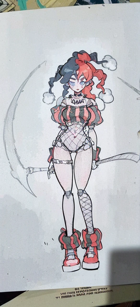 Anime 2d, mecha, boneca, robo, joker