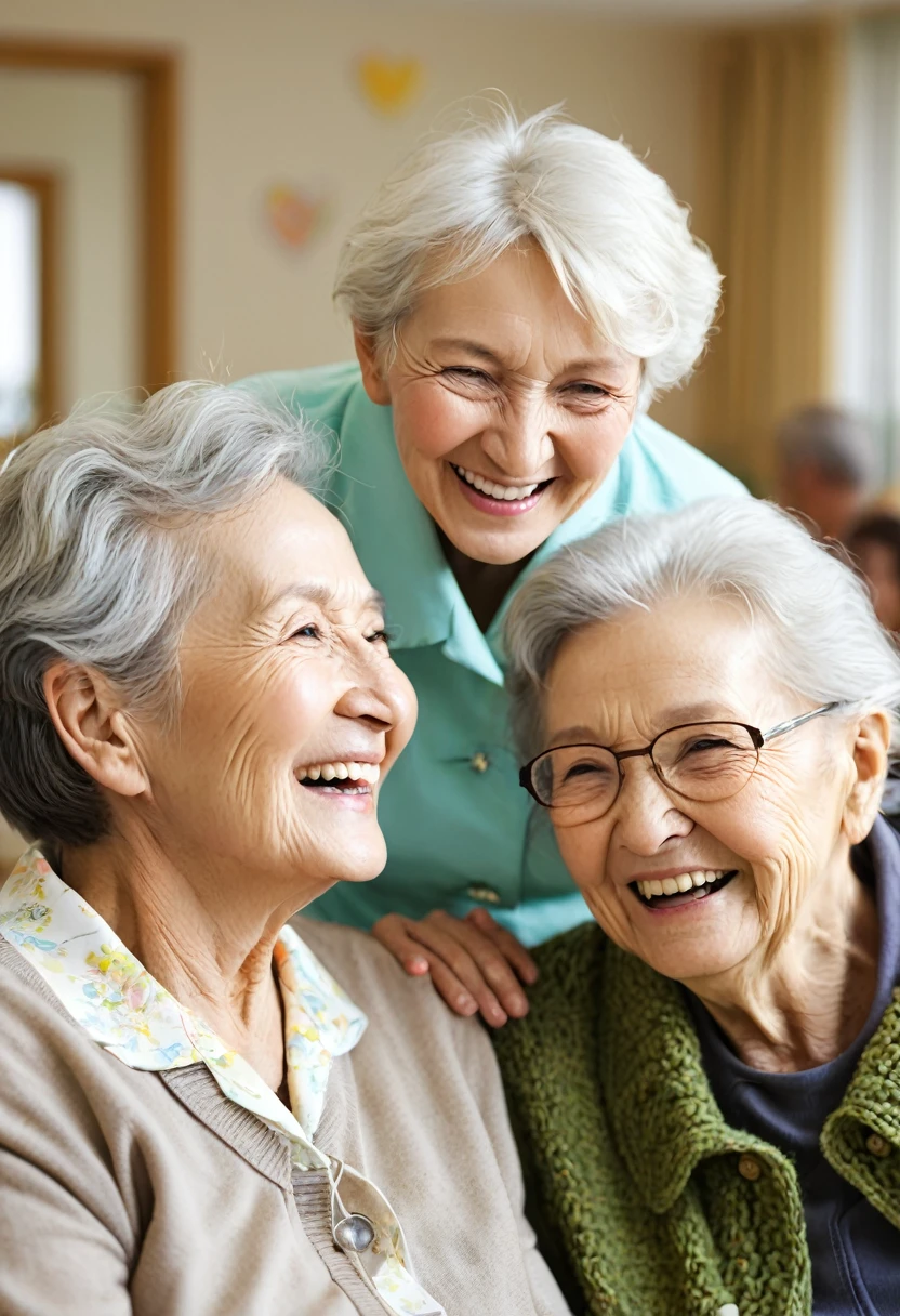 Elderly care facility happiness