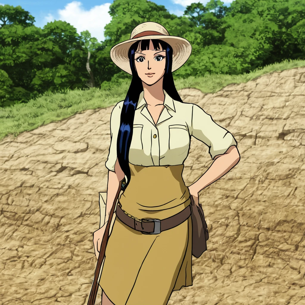 nico robin as an archaeologist in the 1920s