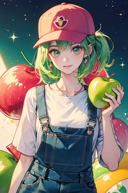 SHE Is based off of Jolly Ranchers. She wears a baseball hat that says Jolly Ranchers. Flava dons a pair of overalls with the Jolly Ranchers mascots on them. Cherry Dazzle and Green Apple Gal are from the same series and also based off of Jolly Ranchers. SPARKLE; GLITTER