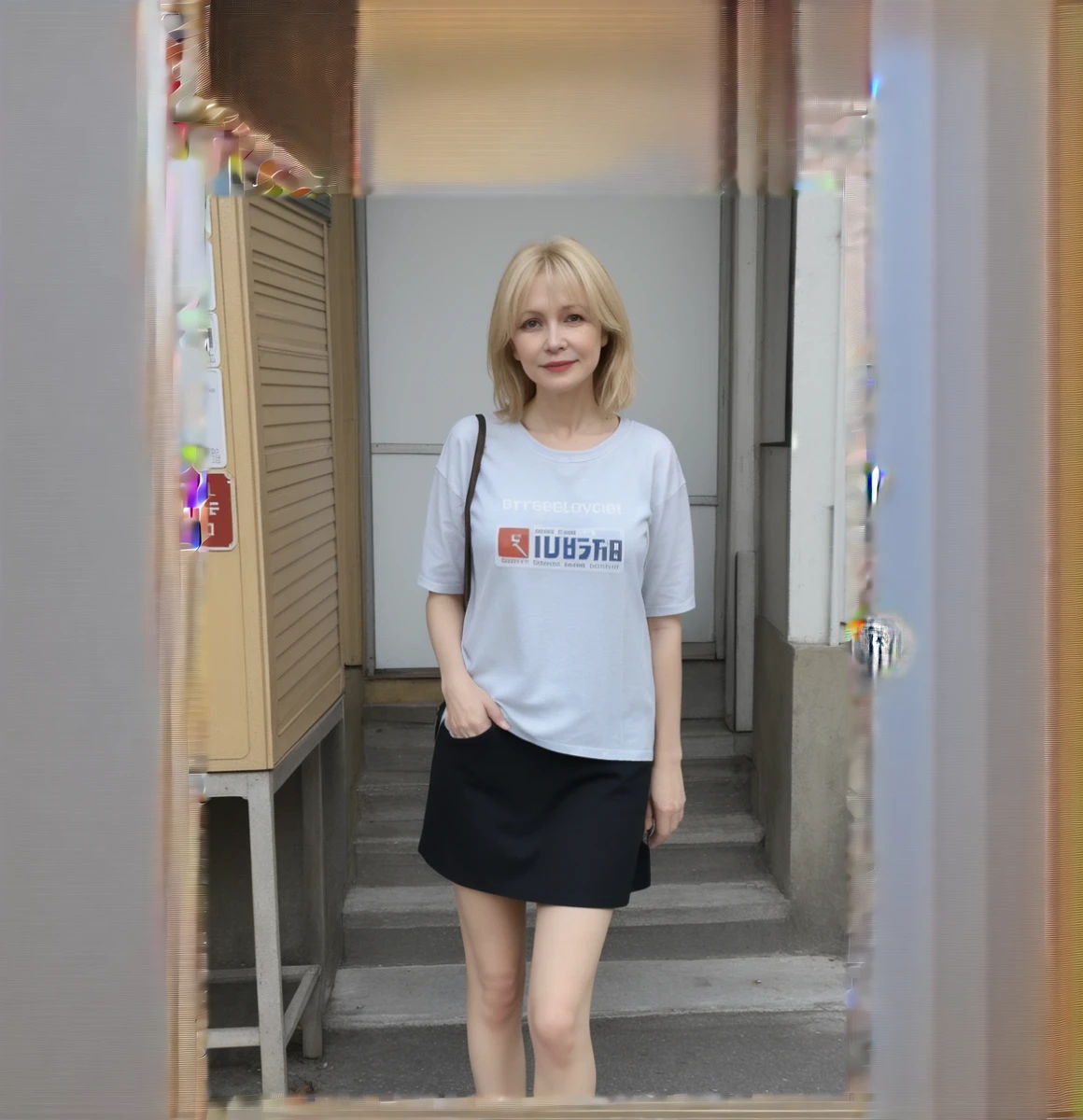 outside