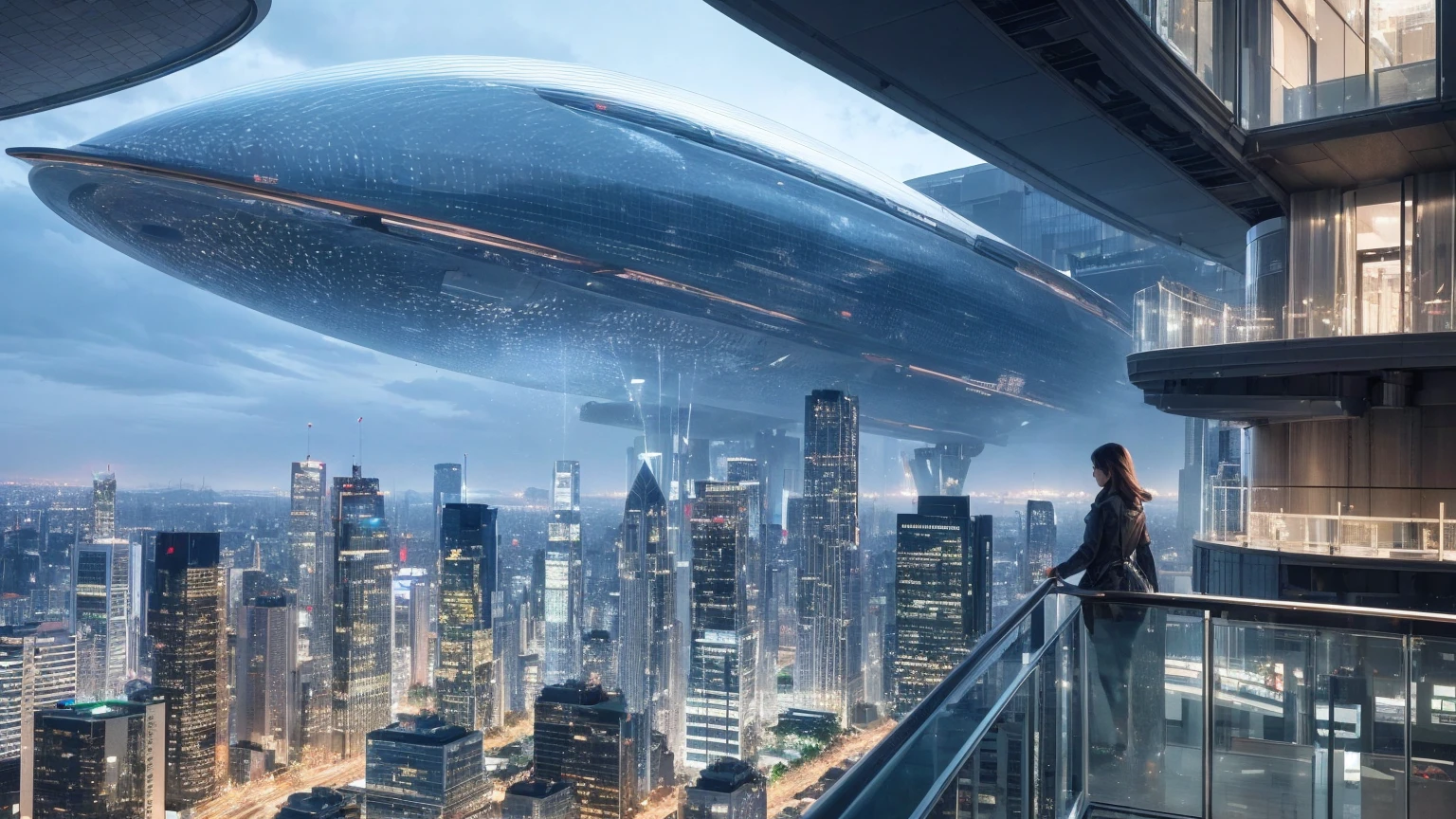 (Best quality,4K,8K,A high resolution,Masterpiece:1.2),Ultra-detailed,(Realistic,Photorealistic,photo-realistic:1.37),Futuristic floating city,Futuristic technology,Huge urban high-tech tablet platform,Airship,Floating in the sky,Futuristic city,Small airships around,High-tech hemispherical platform,Colorful lights,Advanced architecture,modernn architecture,skyscrapper,Access the cloud,Scenic beauty,view over city,Impressive design,Blend seamlessly with nature,energetic and vibrant atmosphere,Futuristic transportation system,Parking is suspended,Transparent path,Lush greenery,Sky gardens,cascading waterfalls,Magnificent skyline,reflections on the water,Sparkling river,Architectural innovation,futuristic skyscrapers,Transparent dome,The shape of the building is unusual,Elevated walkway,Impressive skyline,Glowing lights,Futuristic technology,Minimalist design,Scenic spots,Panoramic view,Cloud Piercing Tower,Vibrant colors,epic sunrise,epic sunset,Dazzling light display,magical ambiance,The future city,Urban Utopia,LuxuryLifestyle,Innovative energy,sustainable development,Smart city technology,Advanced infrastructure,Tranquil atmosphere,Nature and technology live in harmony,Awesome cityscape,Unprecedented urban planning,Architecture connects seamlessly with nature,High-tech metropolis,A cutting-edge engineering marvel,The future of urban living,Visionary architectural concept,Energy-efficient buildings,Harmony with the environment,A city floating above the clouds,Utopian dreams become reality,The possibilities are endless,State-of-the-art transportation network,Green energy integration,Innovative materials,Impressive holographic display,Advanced communication system,Breathtaking aerial view,Quiet and peaceful environment,Modernist aesthetics,Ethereal beauty