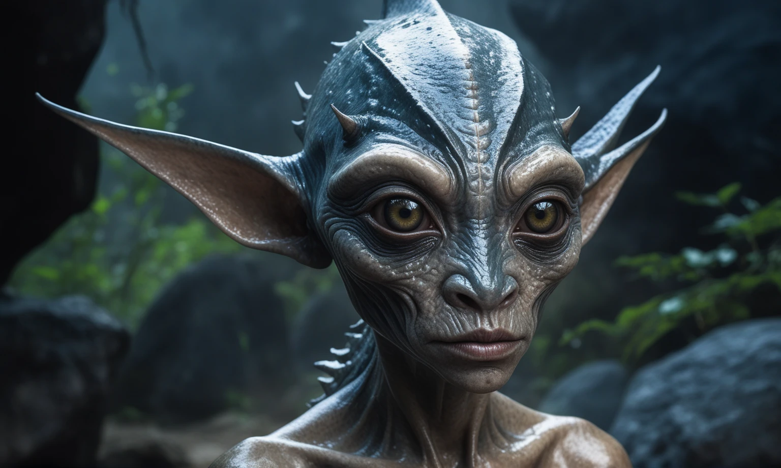 full body shot,beggar deep niobium paladium The Alien Entity,native italian babychild, wants eat,survival in criminal city of future, Technicolor,natural skin textures, hyper realism, hyper detailed,Extremely detailed,High contrast,Masterpiece,Realistic,Ultra Detailed, intricate details,realistic humid leather,extremly intricate,Epic Realistic, cinematic style,irina yermolova,high contrast,hdr,extremely detailed, deep night landscape,masterpiece,intricate details,faded,eyes extremely detailed, high detailed eyes,8k resolution,RAW,retina, Nikon Z9,China,orc,Li River in Guangxi Zhuang of China,tkt style, pointed ears,perfect, Elf,transition between two art styles, Ink painting to photorealism, Double contact, X-ray, Creative, vivid light, masterpiece, fantasy, Abstract, Surrealism, super detailed, high resolution, stop:35;(((creature with a spectral and ghostly appearance)). Her skin is pale, almost translucent,ancient rock paintings of the first people,sharkfish's leather