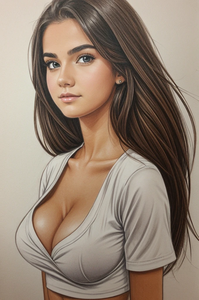 Draw a busty ager
