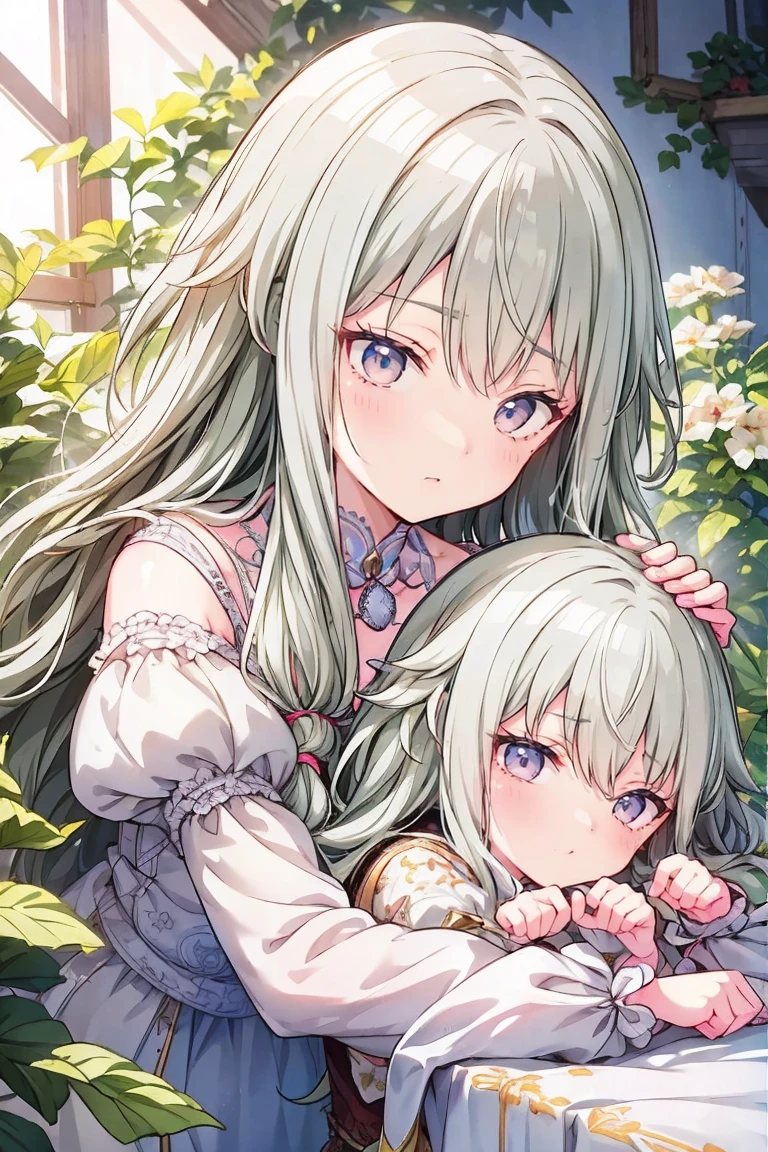 masterpiece、Best image quality、Look this way、Fluffy hair、Delicate eyes、Adorable, 最high quality、Mature Girl、 smile、masterpiece, Most detailed, high quality、Shiny Hair、Very fine and beautiful bright eyes、nose blush、Very detailed, clear and beautiful face, Awards, (((Anatomically correct))、Cowboy Shot、Sitting