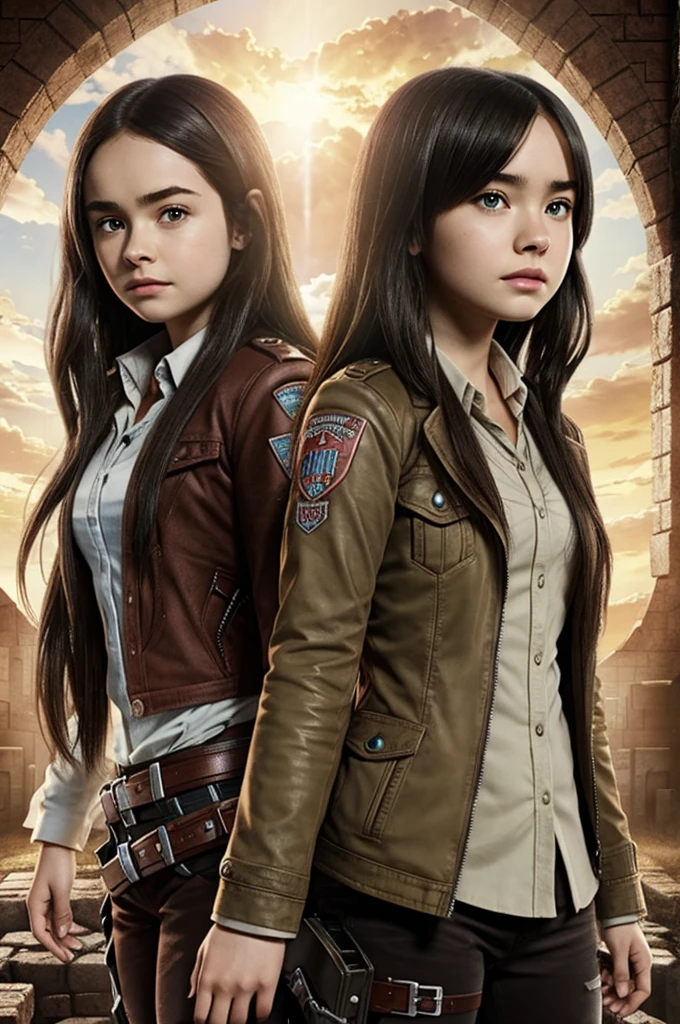 Sabrina Carpenter and Olivia Rodrigo as Ymir and Attack on Titan anime story 