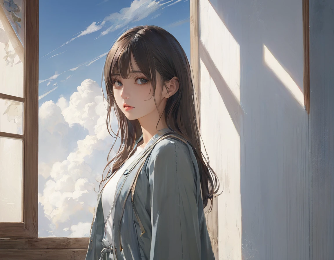 (masterpiece, Highest quality:1.2), One girl, alone