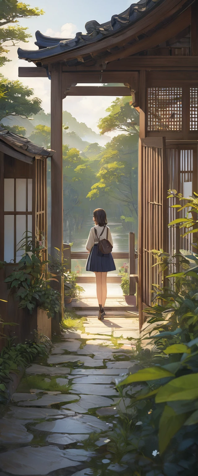 (masterpiece, Highest quality:1.2), One girl, alone