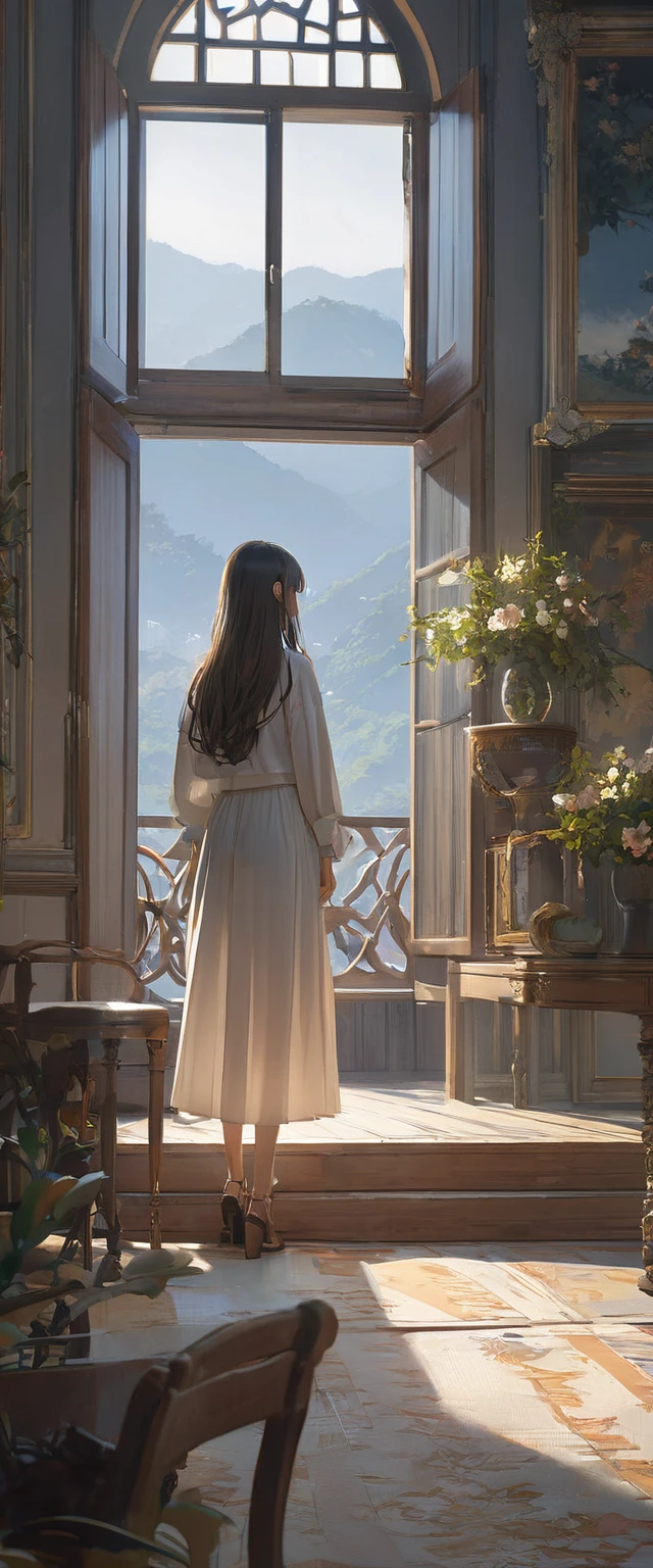 (masterpiece, Highest quality:1.2), One girl, alone