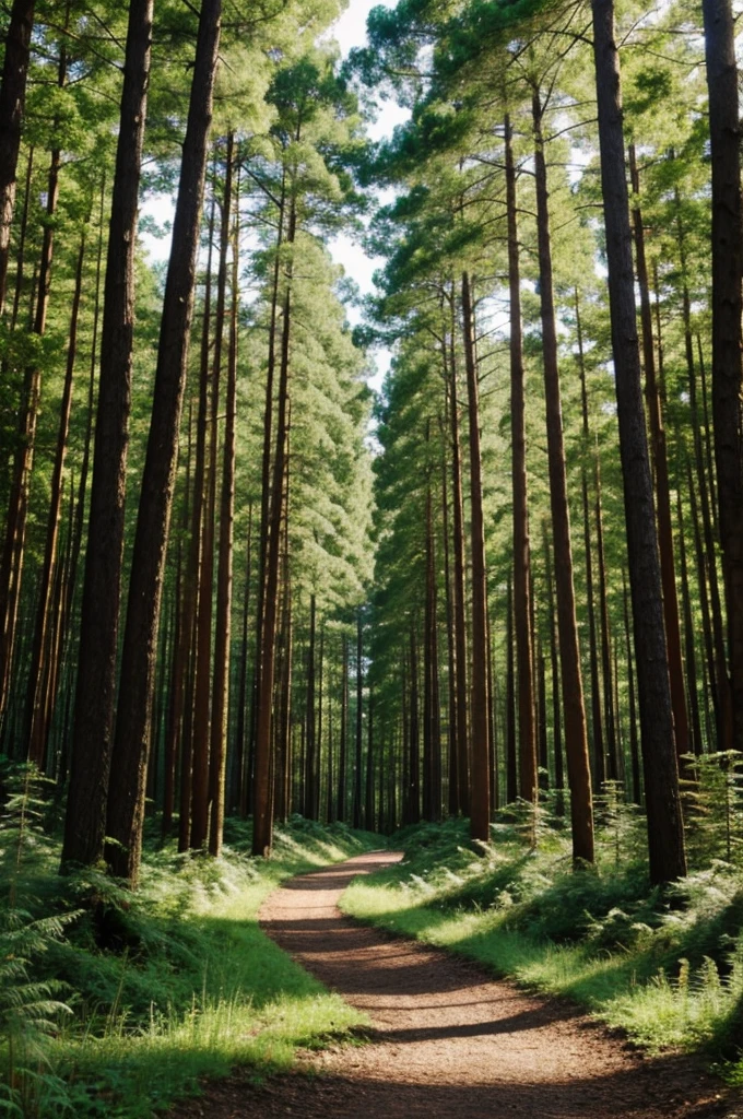 a forest
