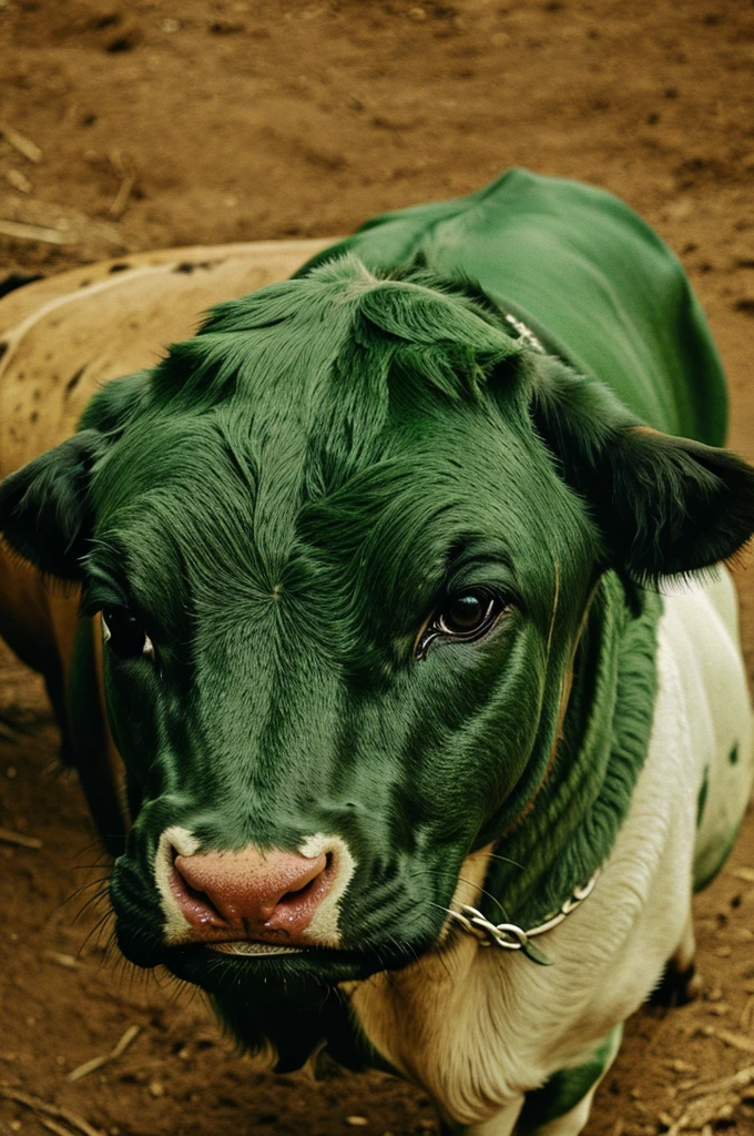 Green chilli cow
