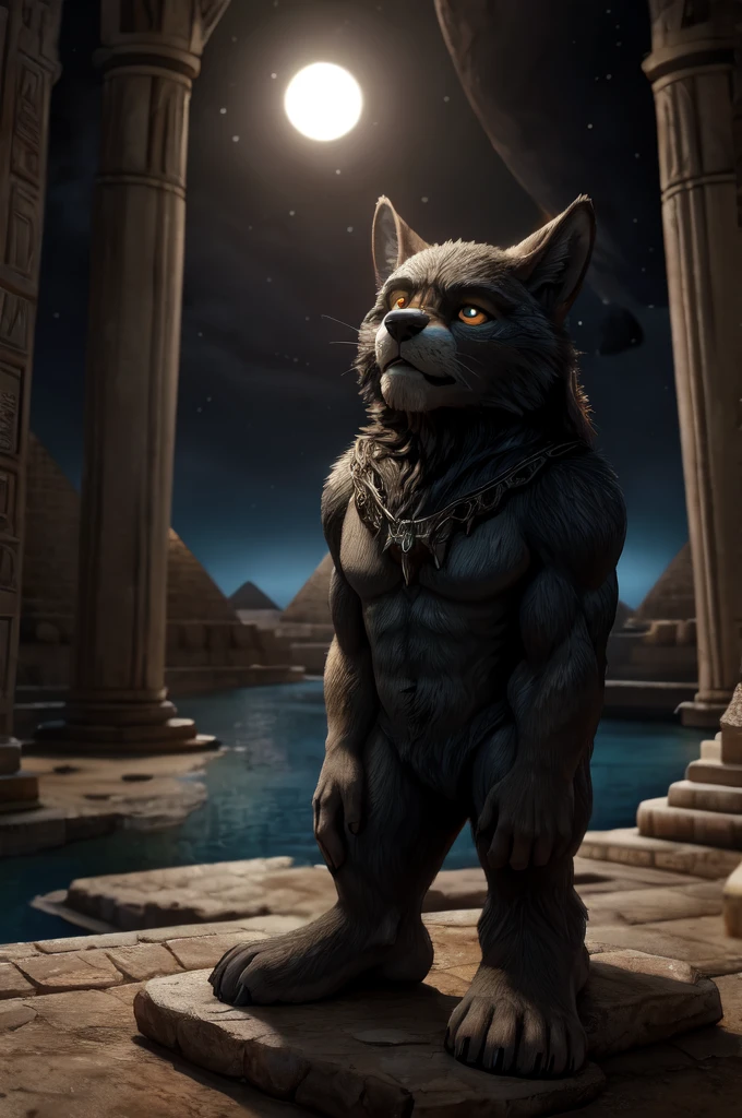 (((Barefoot furry character, full body, cinematic setting, furry male, plantigrade)))
See the earth at the peak of it's glory -
Days that are long gone.
The greatest empire of the ancient times
Behold the light so bright it blinds your eyes!
((Atlantis!))
Ancestor of Mankind
Those who have united
The earth under One Name
See the greatest city stand
In Anabiosis
What has once ruled all the world -
Mighty Poseidonis!
The great ((pyramids)) in place
Shelter us from danger,
We send ships to distant worlds,
Fearing not their anger.
BREAK, ((science-fiction scenery)), hitech civilization, intricate details, highly detailed, extreme detail, octane render, fine art, best quality, highres, (detailed face:1.5), ((full_body)), respecting golden ratio, UHD, (((perfect hands))), low light