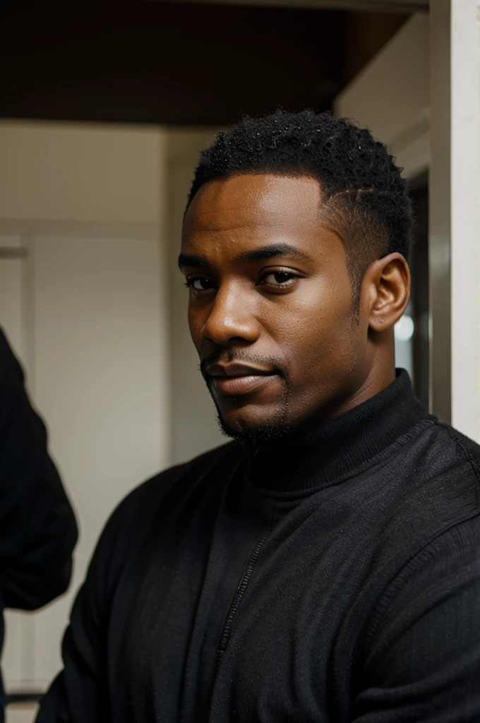black man