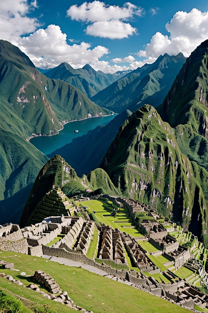 Create an image showing the geographical features of Peru