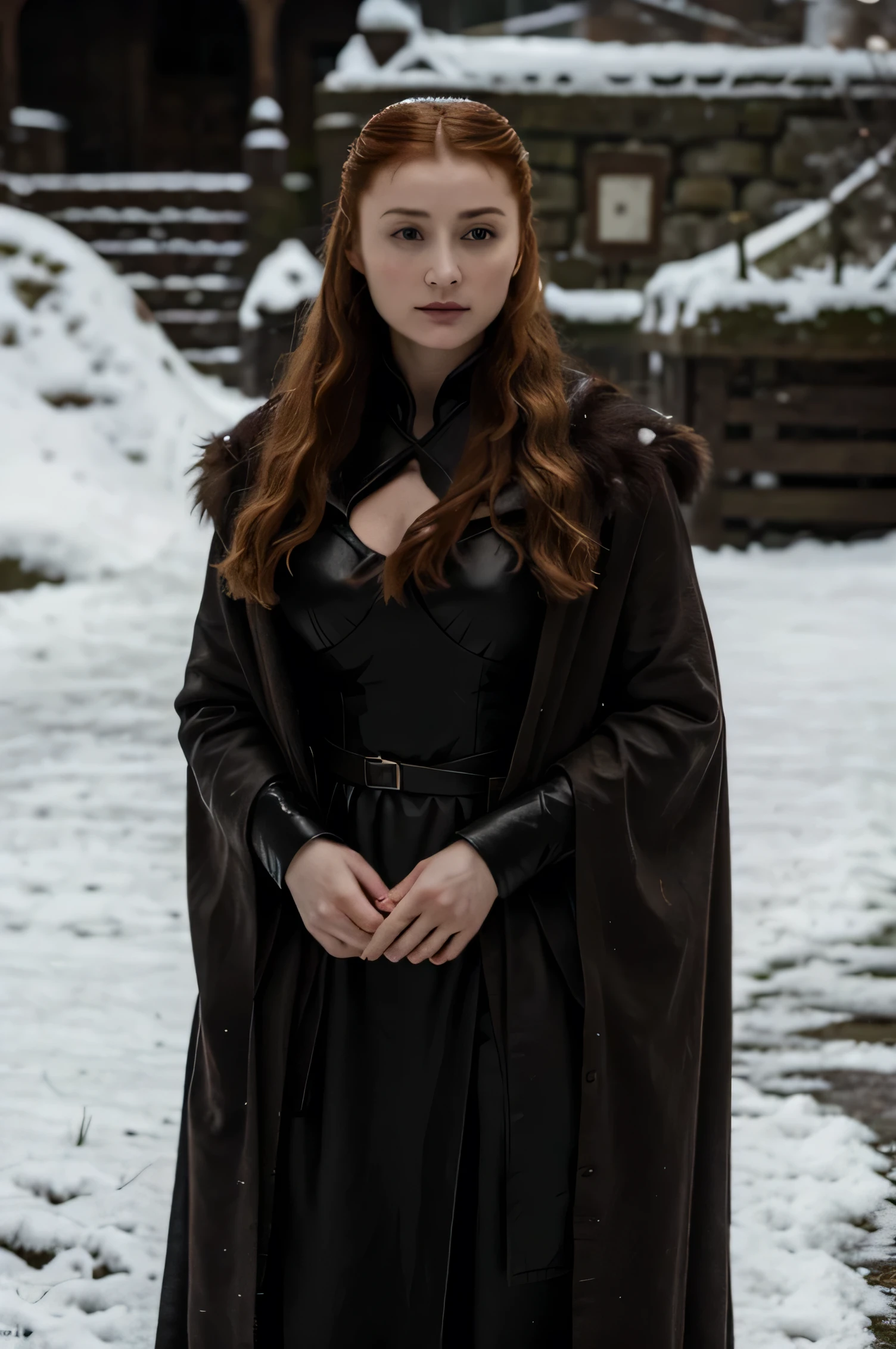 poses sensual Sansa stark