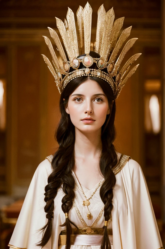 Emperor Augustus as a Female Pontifex maximus