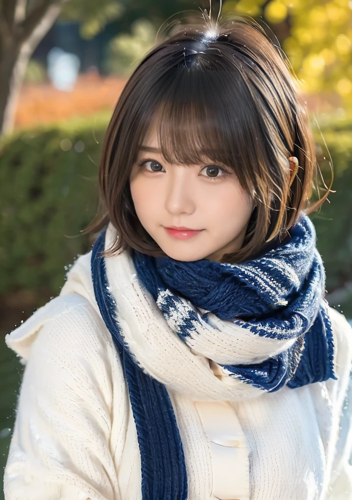 Being with a dog、Bonfire、Hair blowing in the wind、Medium Short Hair、Fluffy scarf、Expressing the whiteness of one&#39;s breath、Photo from the waist up、Night city illumination shot、Cowgirl Shot、Fur coat、豪華なグレーのミンクのFur coat、Wear fine leather boots、Luxury Bags、Inner turtleneck、Silver necklace and small silver earrings Millionaire style:1.4））、Full body photo、smile、 Caustics、Highly detailed photos、Very beautiful woman 、Ample breasts、No makeup、(8K、RAW Photos、Highest quality、masterpiece:1.2)、(Realistic、Realistic)、1 Girl、((Medium Short Hair、Midwinter、Cold region Snow falling、The wind is blowing、Fluttering Hair、Blur the background、Colorful illuminations、Looking into the camera:1.4))、
