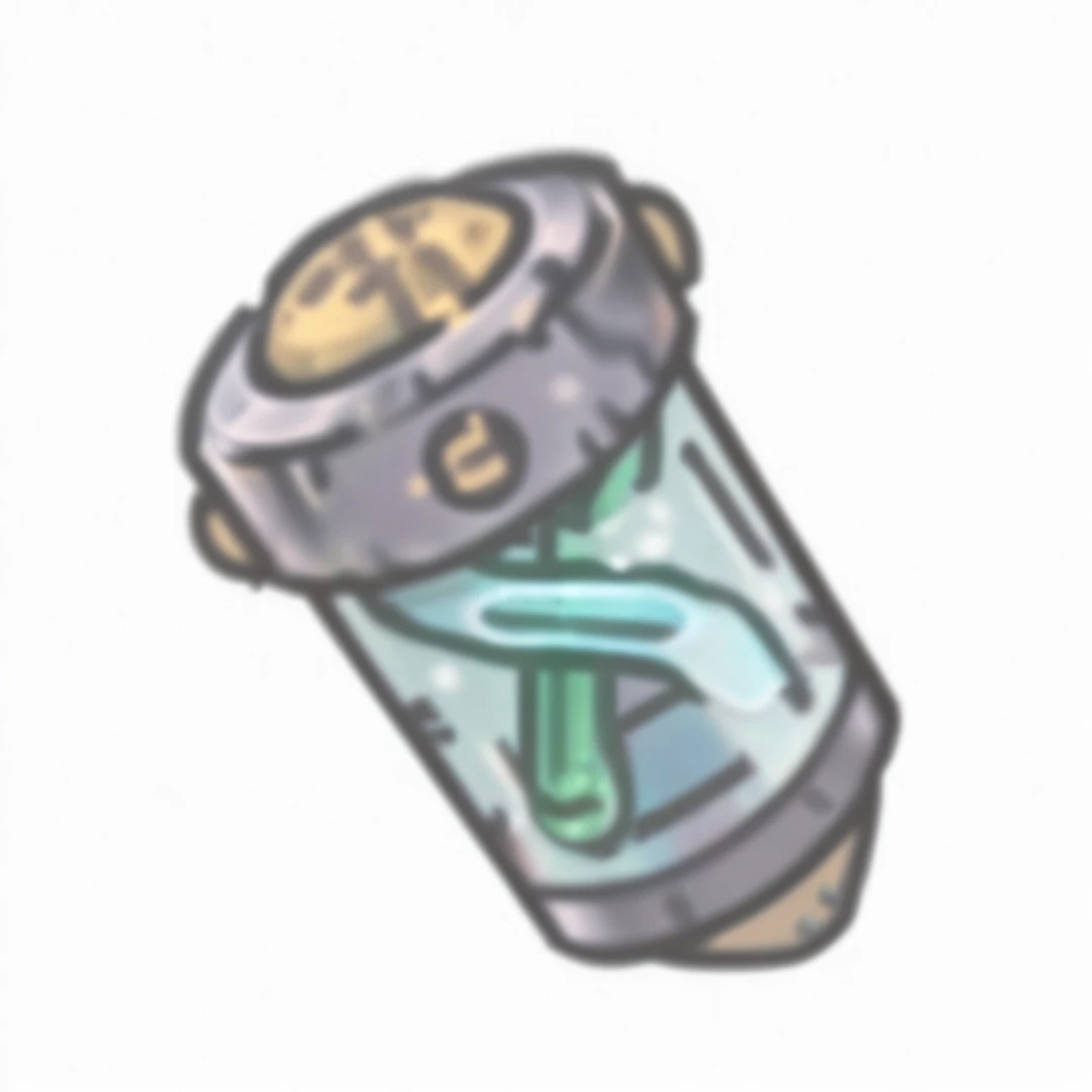 Game Icon,test tube,metal lid,test tube里面有病毒
