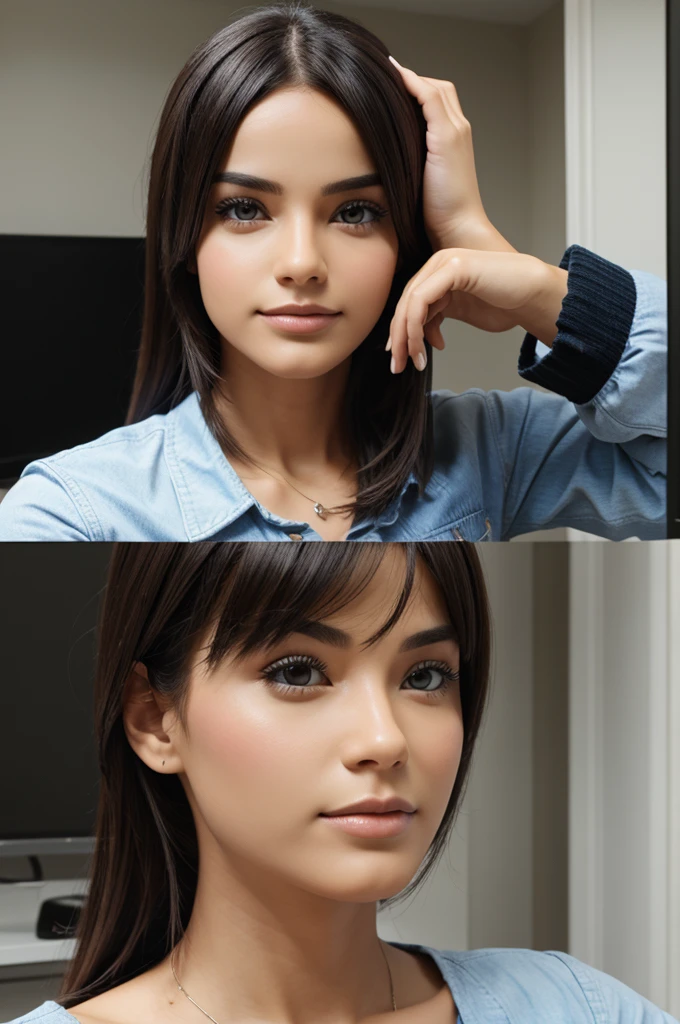 A photo convert in 3d