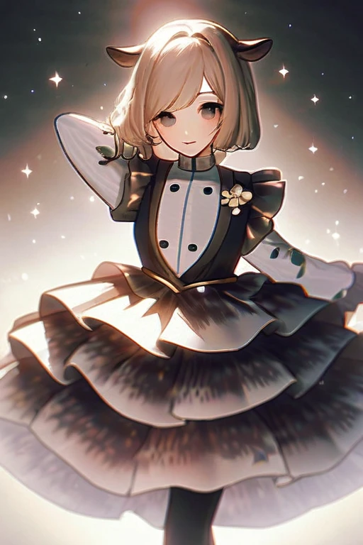 ((Лучшее качество)), ((шедевр)), (подробный), Cow in a tutu tan