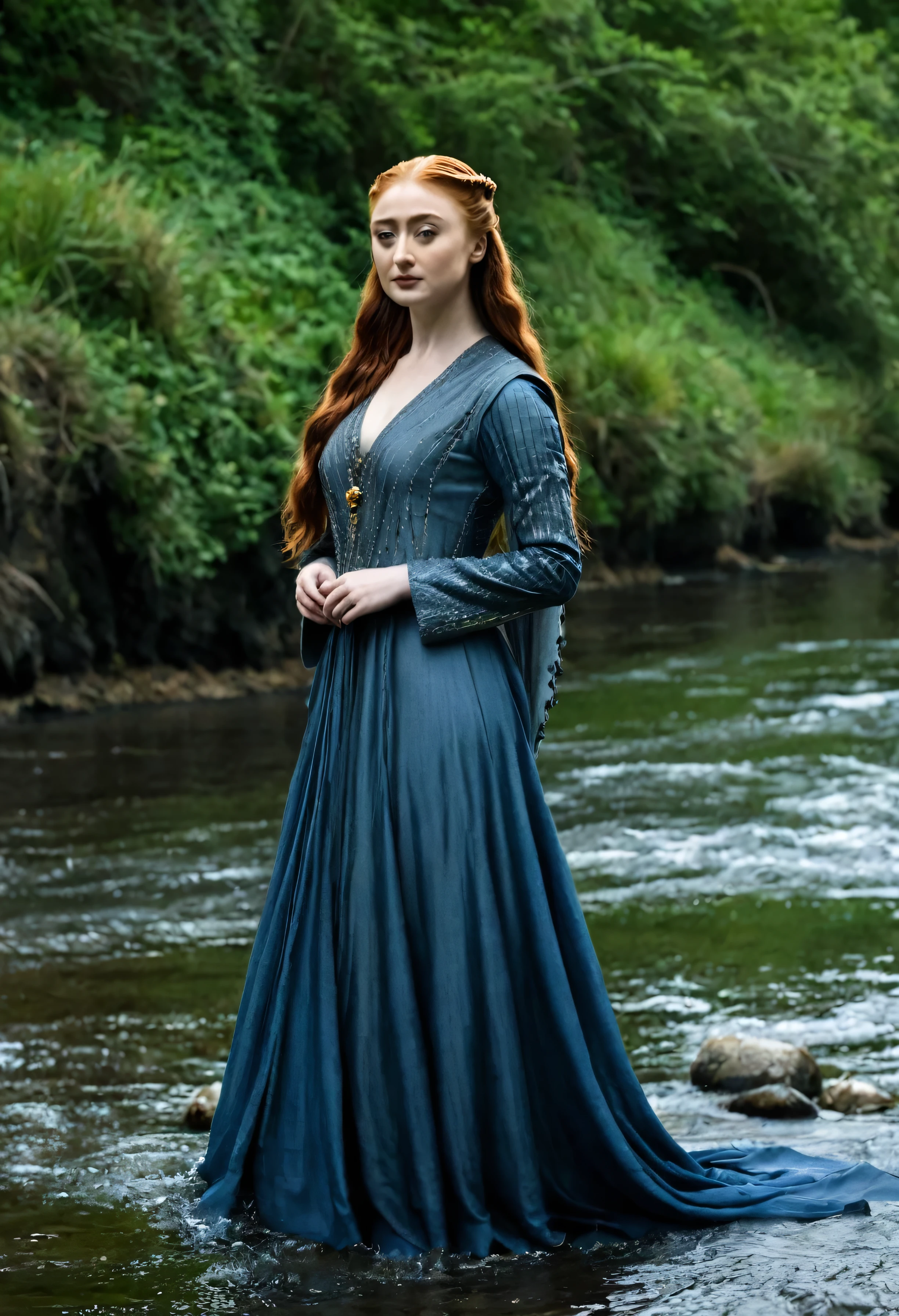 poses Sansa stark en El rio
