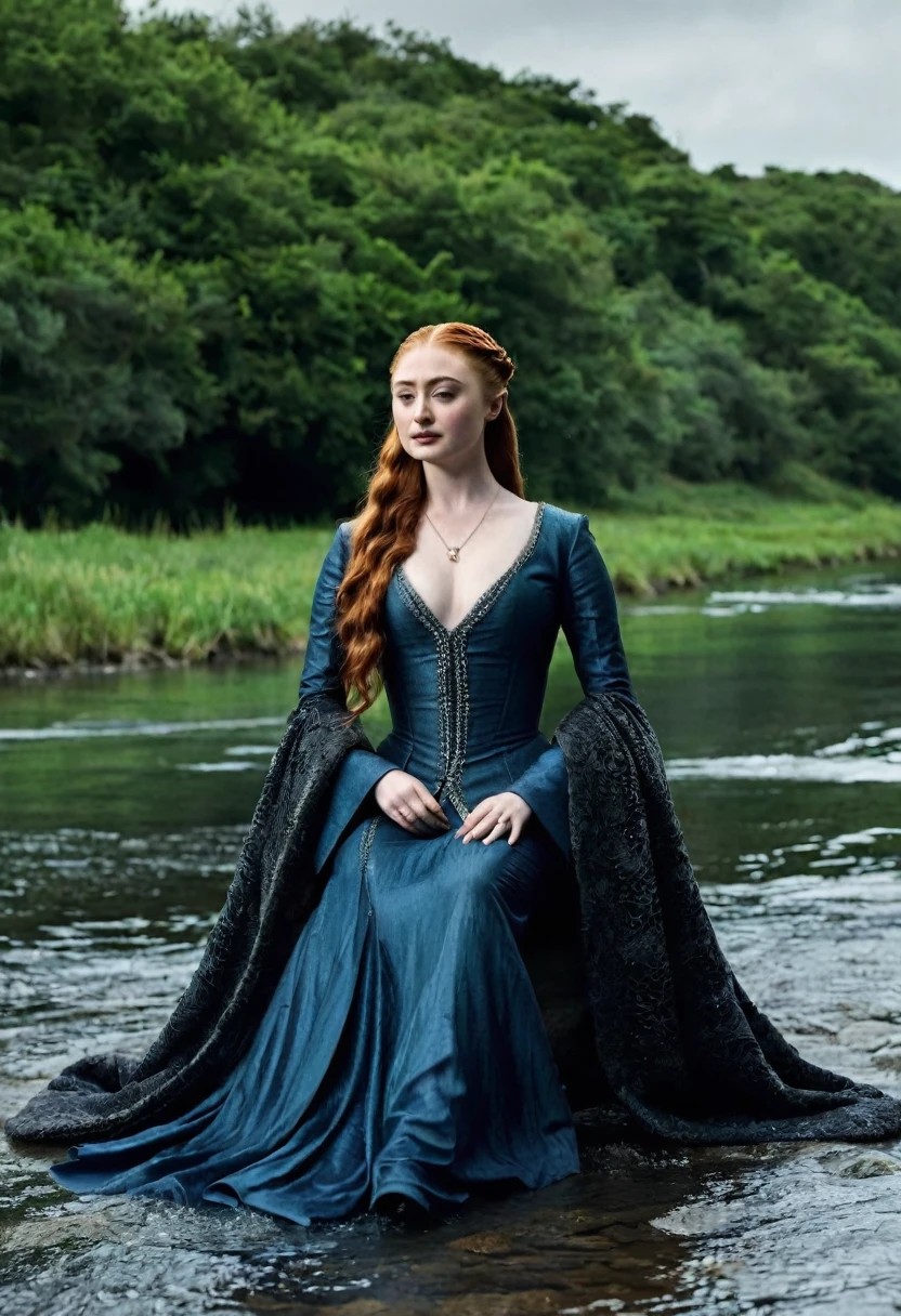 poses Sansa stark en El Rio sensual
