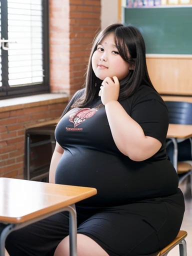 a fat chinese *********** obese ,chubby overweight ,young fat girl in ,cute plump schoolkid,heavy set young girl,thick  student,extremely obese young female student,very fat and heavy young girl,stout short haired girl in school,chubbychild in classroom,cute pudgy young student