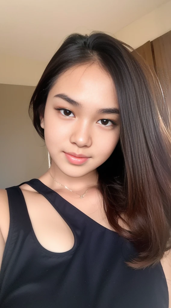 1girl, (Indonesian_high_school), standing, 19 years old, outdoors, detailed face, detailed eyes, huge breasts, shiny skin, indonesian face, perfect body, plump, looking at the audience,(8k, RAW photo, best quality, masterpiece: 1.2), (realistic, realistic: 1.37), ultra-high resolution